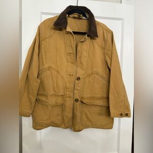 Woolrich Women’s chore barn coat with corduroy collar size small